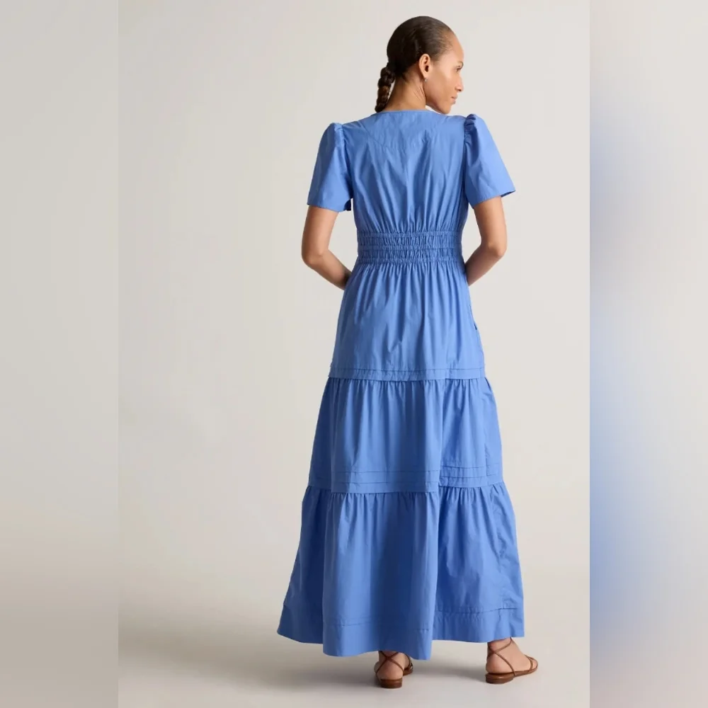 Quince Poplin Maxi Dress, XL - Picture 5 of 5